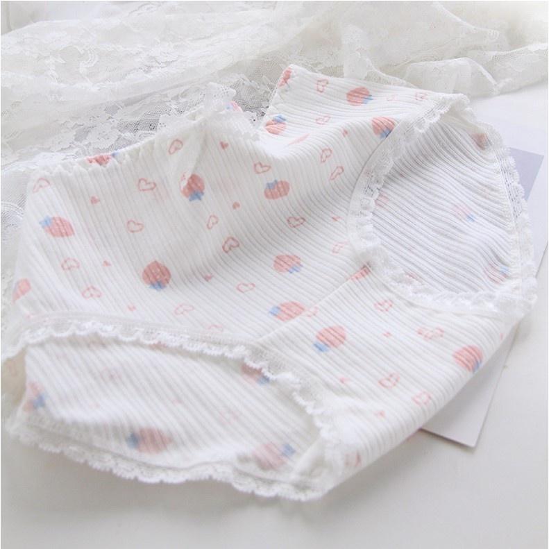 Quần Lót Nữ Cotton Hình Tim-DâuThời Trang Ôm Mông . Hàng Loại Đẹp.