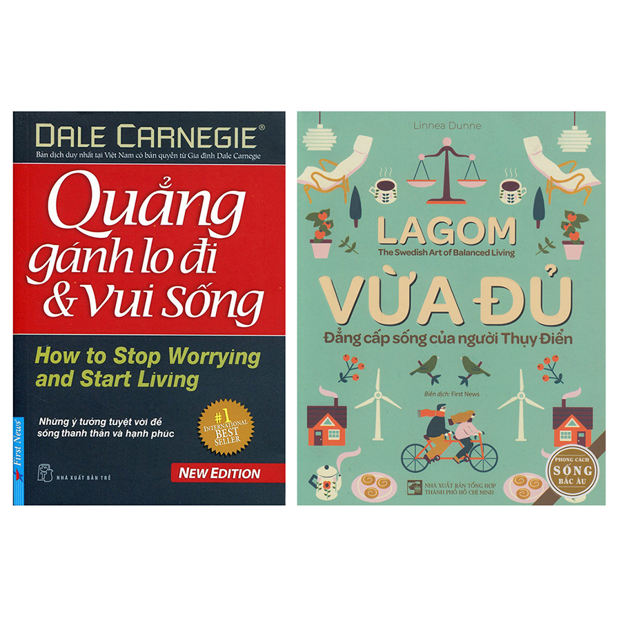 Combo Lagom - Vừa Đủ - Đẳng Cấp Sống Của Người Thụy Điển + Quẳng Gánh Lo Đi Và Vui Sống (2 Cuốn)