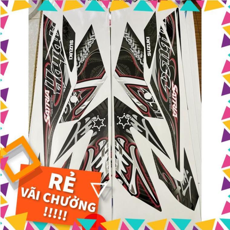 Tem rời Hâybusa cho satria đen - tem đỏ không bay màu