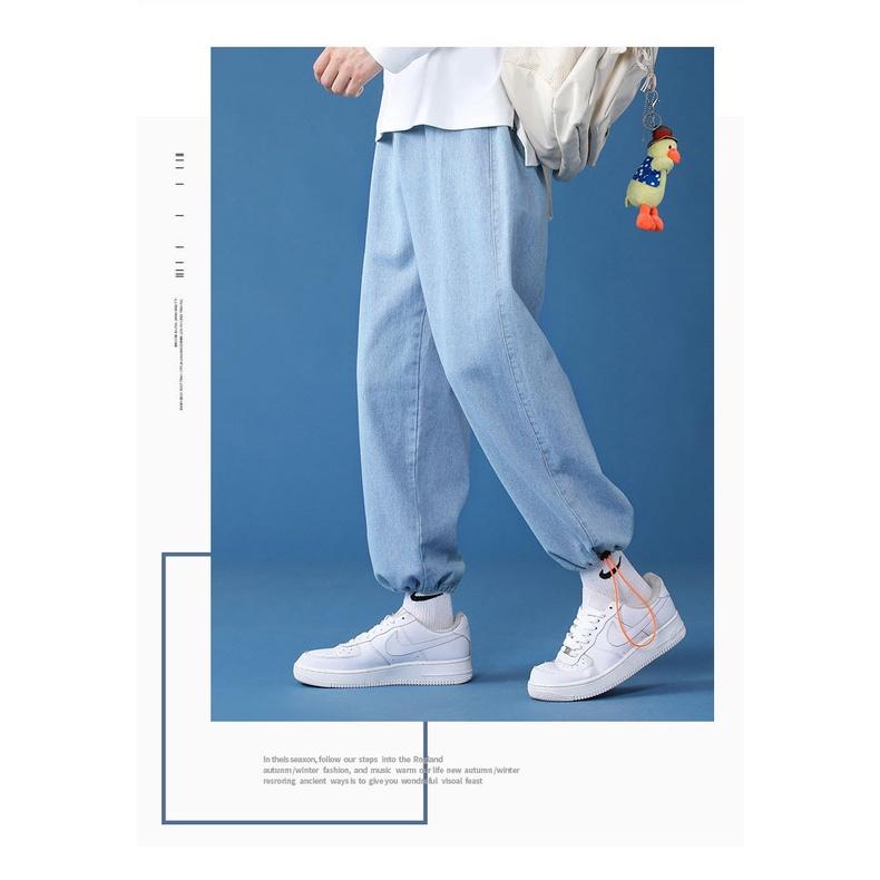 Quần bò, Jean Baggy nam TR03 ống Suông, rộng style hàn quốc - Top xu hướng 2021