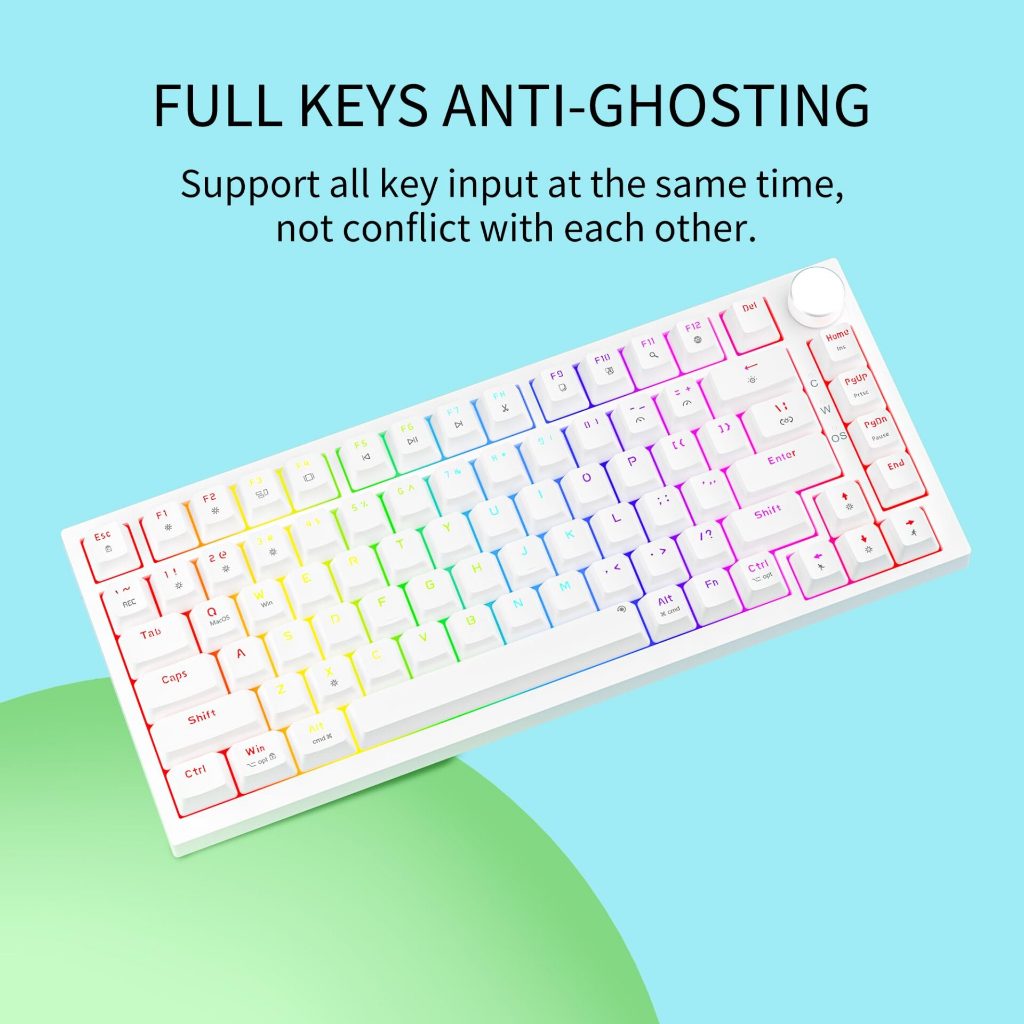 Bàn phím cơ có dây Gaming Newmen GM326, LED Rainbow, Keycap Doubleshot xuyên Led, Hotswap, bảo hành 24 tháng - Hàng chính hãng