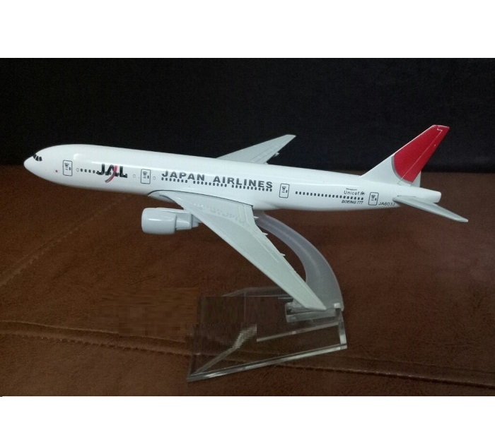 Mô hình máy bay tĩnh B777 Japan 16cm