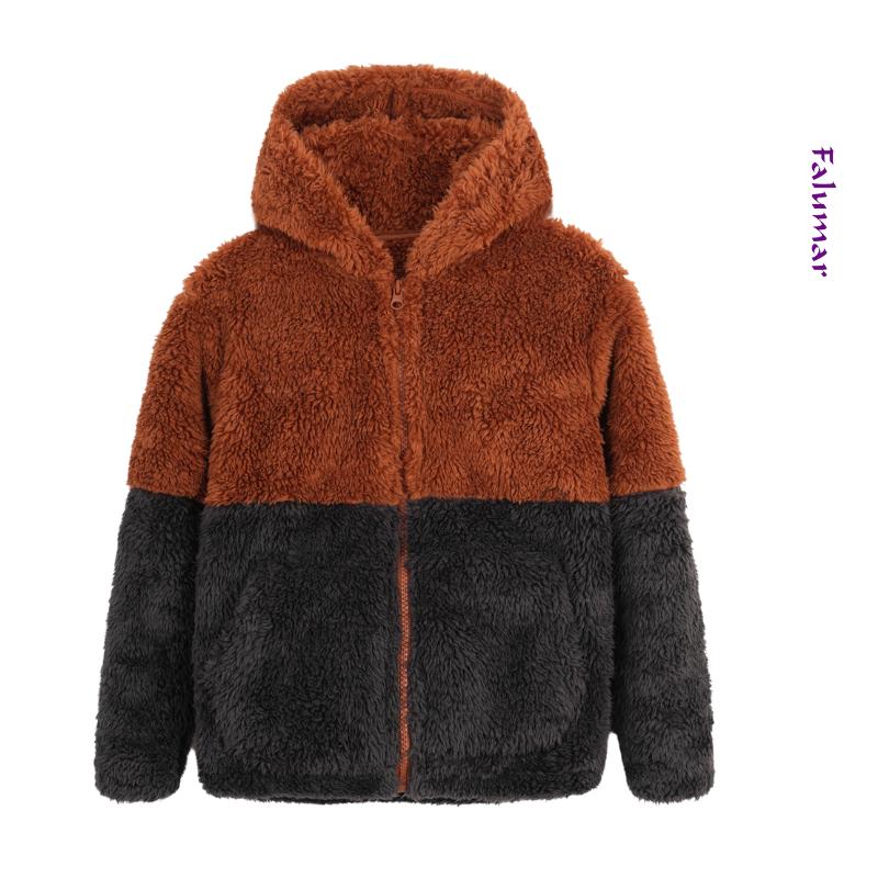 [9kg-40kg] Áo Lông Cừu Bé Trai FALUMAR , áo khoác trẻ em cao cấp, lớp lông 2 mặt dầy dặn ấm áp, size cho bé từ 3-14 tuổi - Xanh ngọc - Rêu