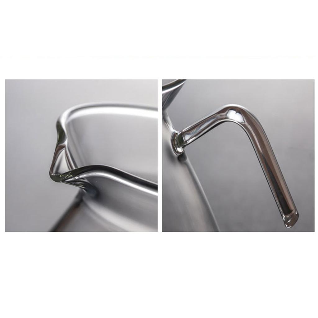 Pour Over Coffee Maker Glass Manual Drip Brewer Coffee Pot for Home Office