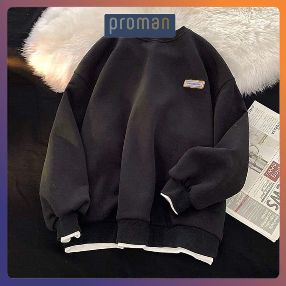 Áo Sweater nam nữ dài tay, Áo Sweater Nam Nữ form rộng, Áo sweater nam nữ unisex AD02 - PROMAN