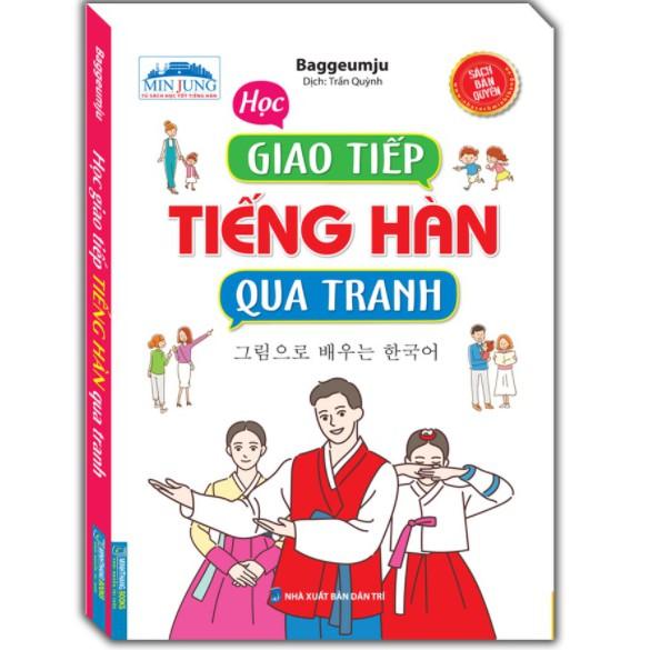 Sách - Học giao tiếp tiếng hàn qua tranh