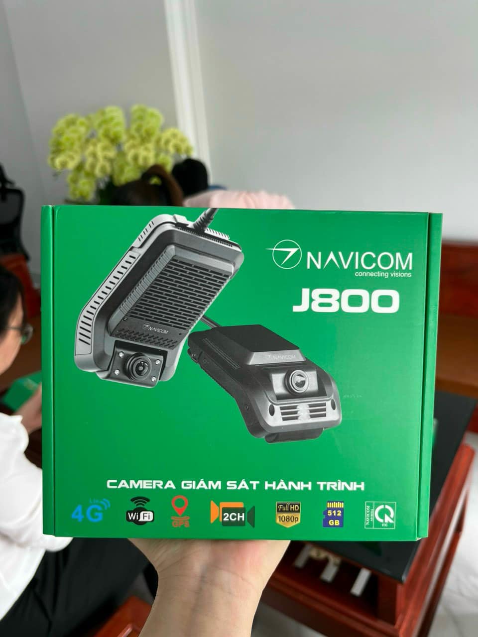 Camera hành trình 4G Navicom ghi hình 2 camera định vị chuẩn nghị định 10 Hàng Chính Hãng