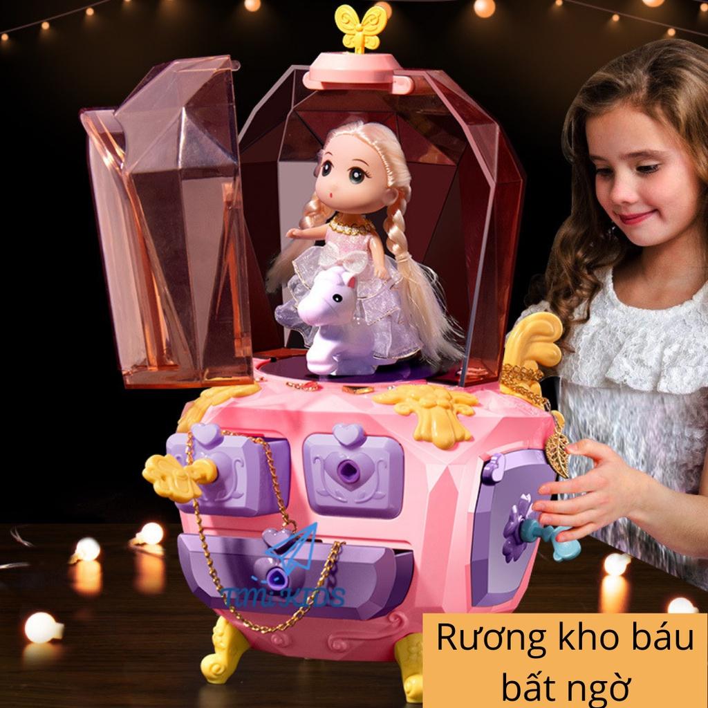 Hộp Bảo Vật May Mắn Dành Chô Công Chúa Đồ Chơi Búp Bê Cùng Chìa Khóa Thần Kỳ Cho Bé Gái Từ 4 Tuổi