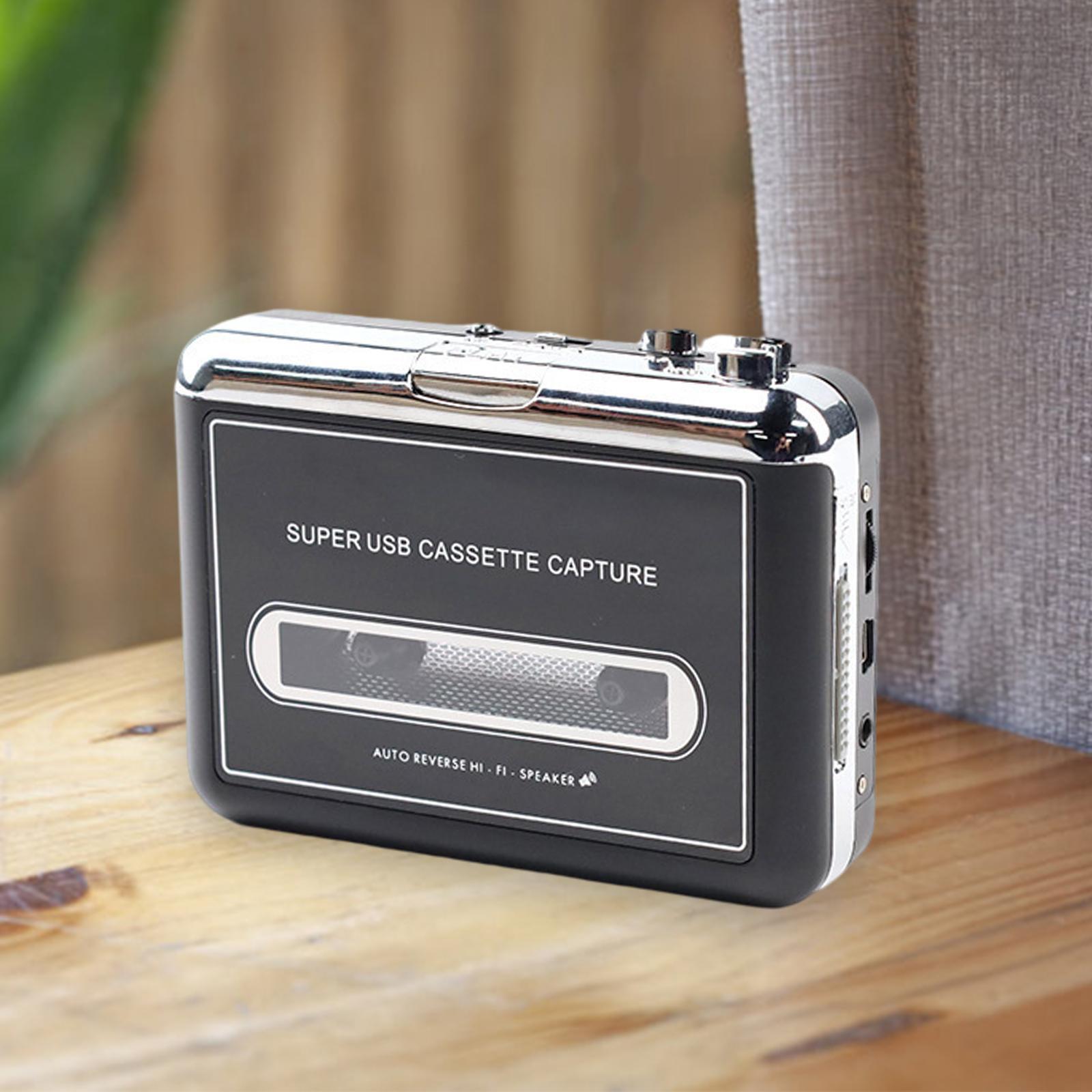 Portable USB Cassette Tape to MP3 Converter   Player