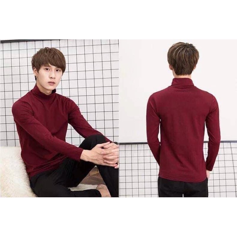 Áo thun nam dài tay GIỮ NHIỆT LÓT NỈ dáng ôm nhẹ thời trang, chất cotton co giãn nhẹ, 6 màu lựa chọn