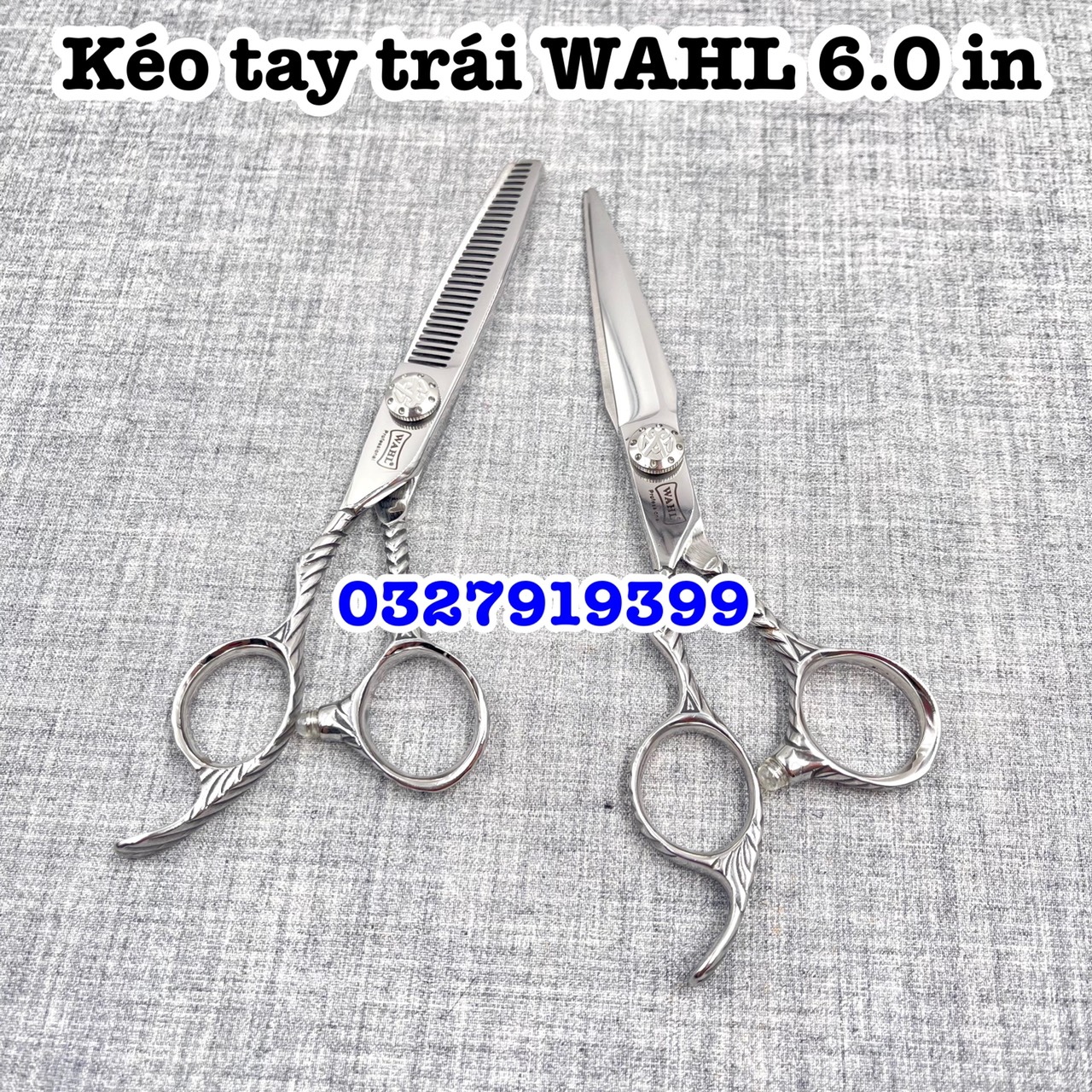 Kéo cắt tóc tay trái cao cấp WAHL 6.0 in