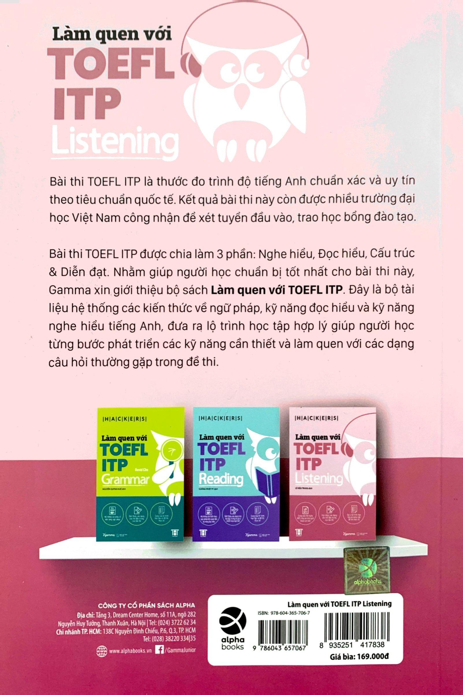 Làm Quen Với TOEFL ITP Listening