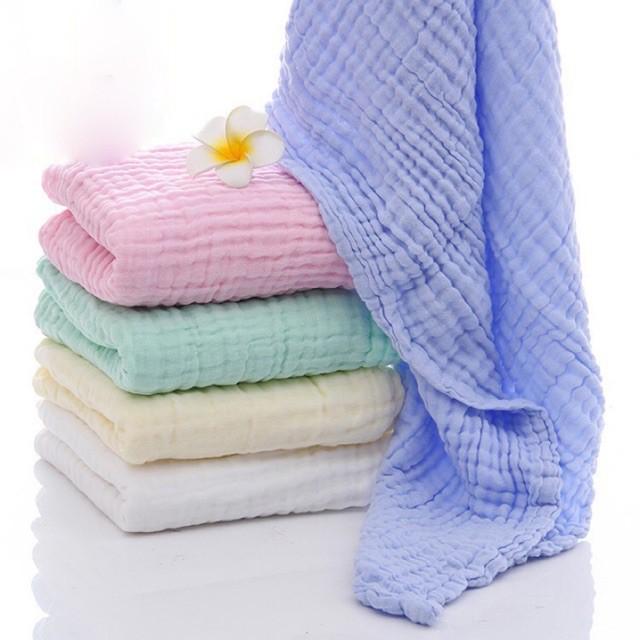 Chăn đắp điều hòa xô nhăn organic dày dặn 6 lớp xuất nhật, chăn đắp mùa hè thu cho bé mang đi học