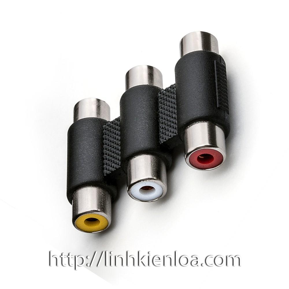 Jack nối 2 đầu hoa sen Jack 3 - Đầu nối 2 đầu hoa sen Jack 3