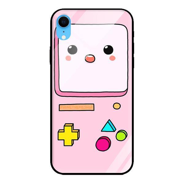 Ốp kính cường lực cho iPhone XR Game Hồng - Hàng chính hãng