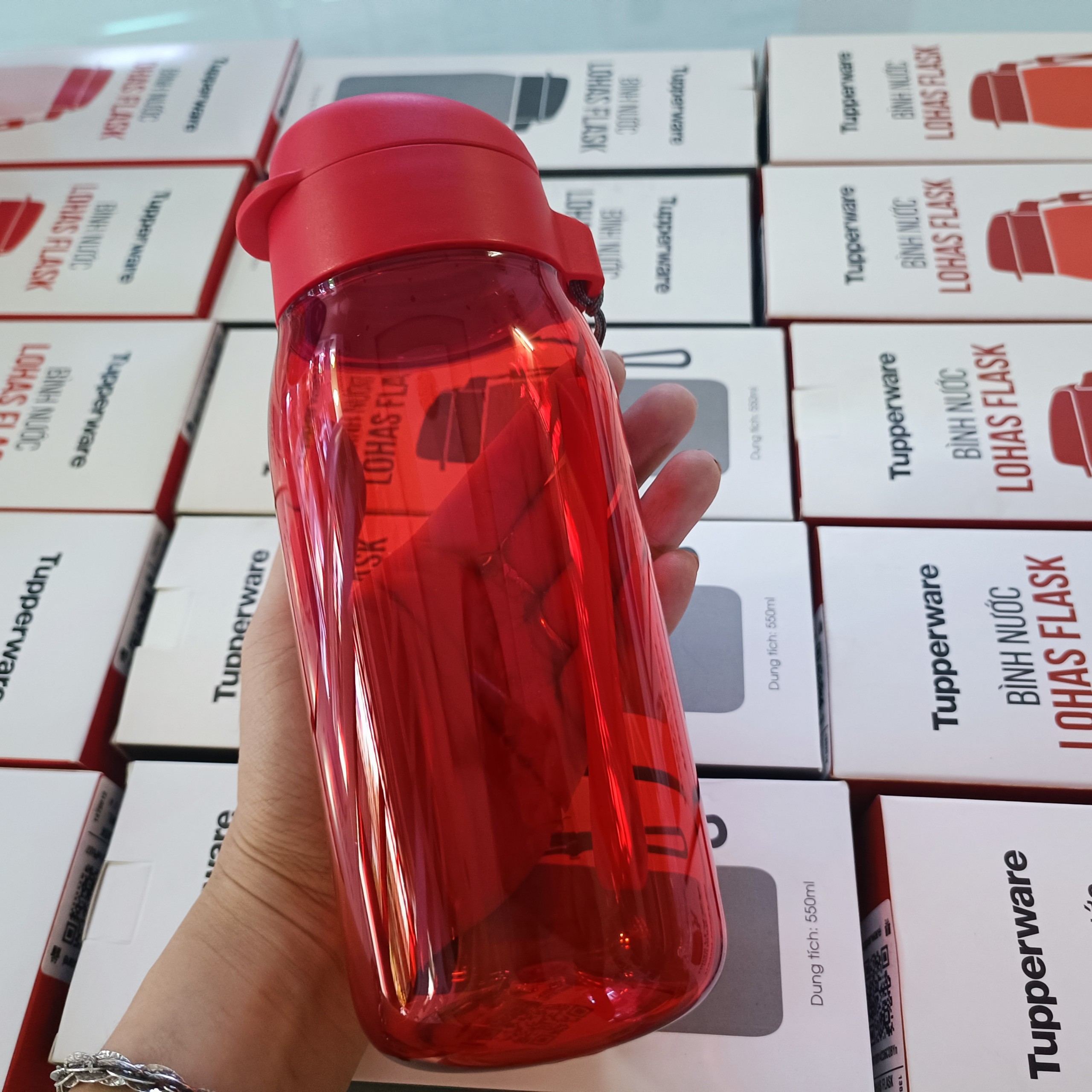 BÌNH NƯỚC TUPPERWARE LOHAS FLASK 550ML