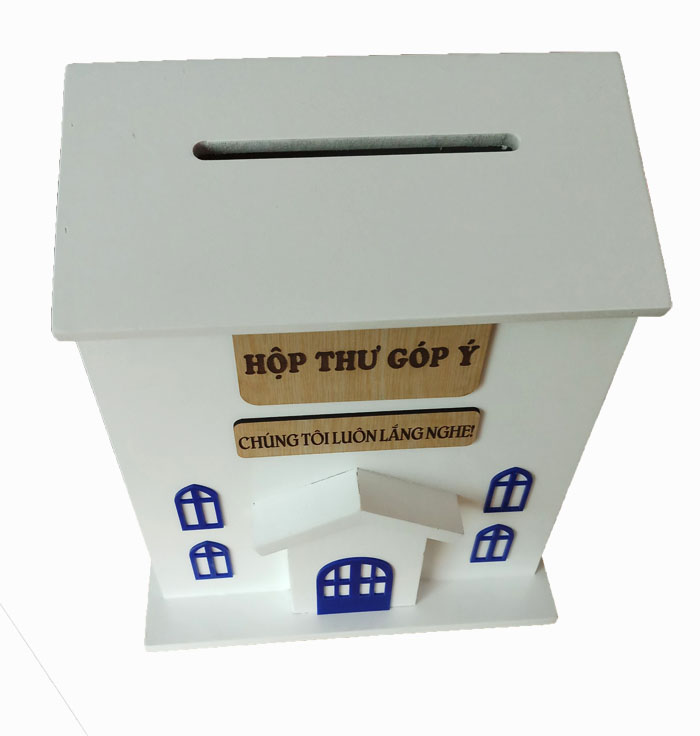 Hòm thư góp ý bằng gỗ cao cấp