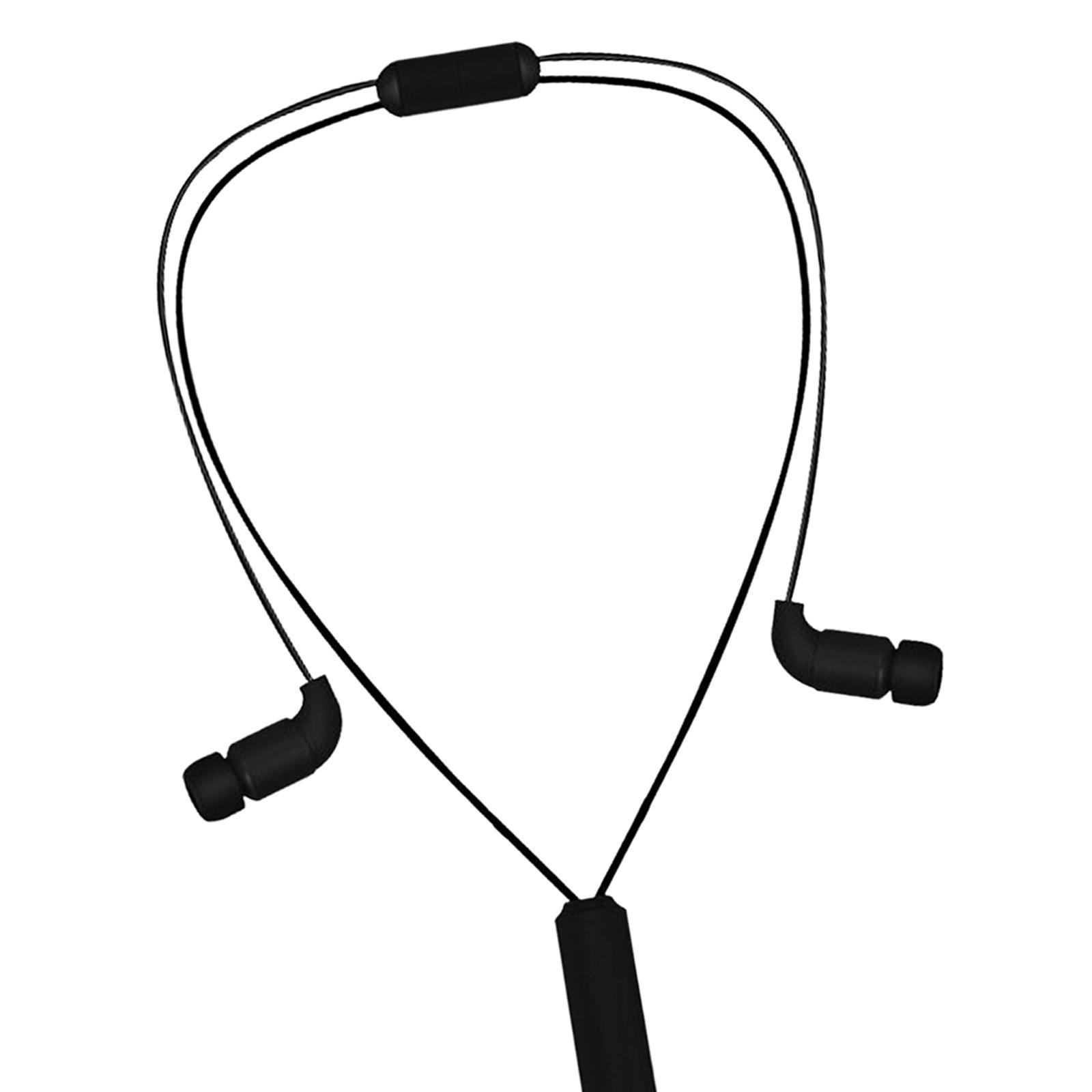 Wireless Headphones for Sports Earbuds Headset Waterproof Black