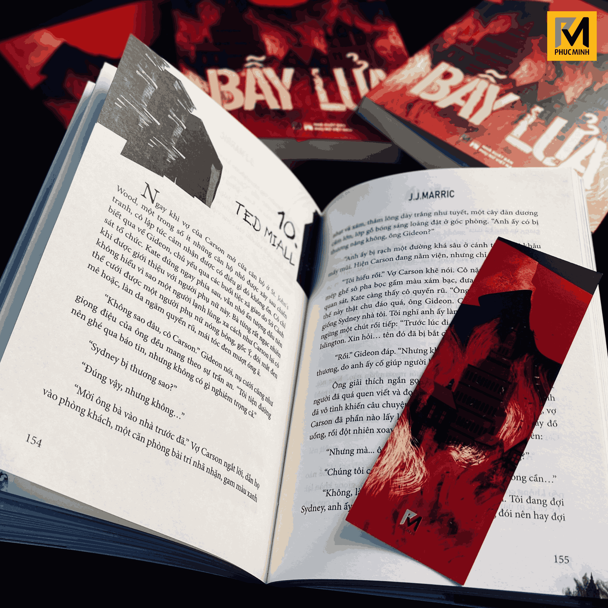 Sách Tiểu Thuyết Trinh Thám - Bẫy Lửa - John Creasey (J.J.Marric) - Phuc Minh Books