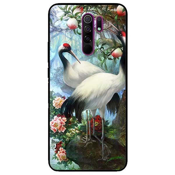 Ốp lưng dành cho Xiaomi Redmi 9 mẫu Cặp Đôi Hạc