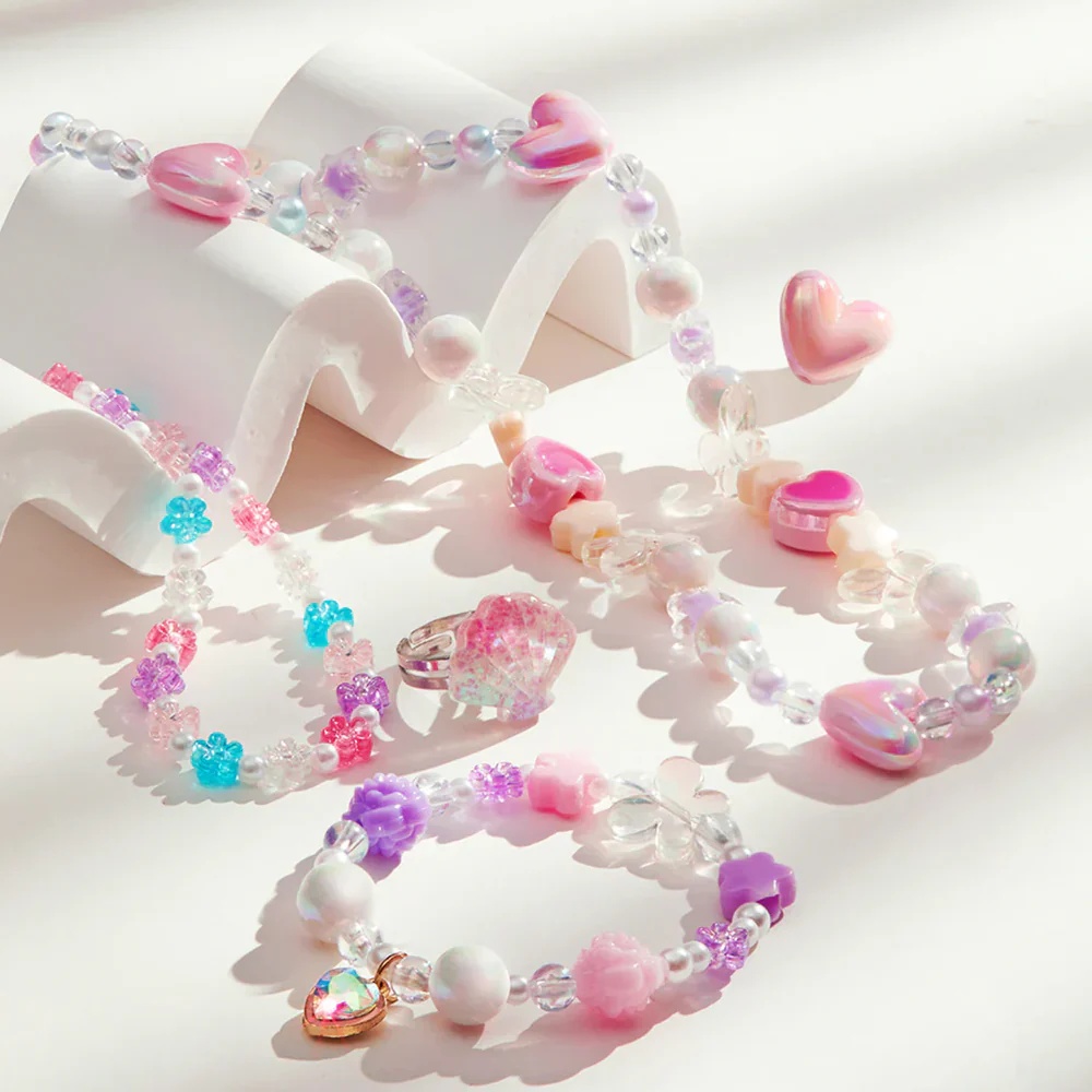 Đồ Chơi Charm Thiết Kế Vòng Cổ, Vòng Tay Cho Bé Gái DIY Mideer Charm Bracelet Making Kit