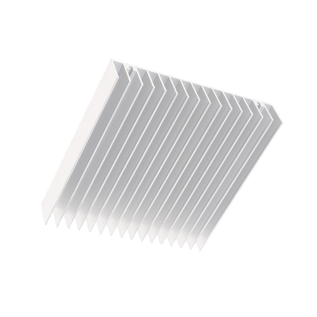 100x100x18mm Tản Nhiệt Nhôm Tản Nhiệt Làm Mát Làm Mát Cho CPU IC Công Suất ĐÈN LED