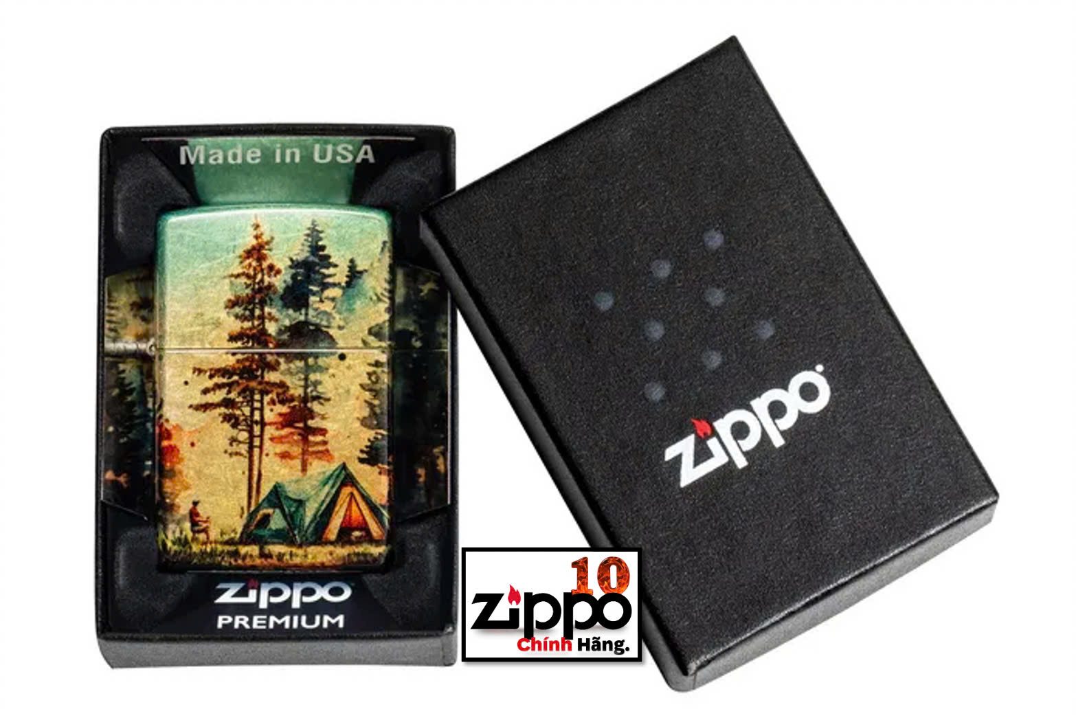 Bật lửa Zippo 46263 Off the Grid Design - Chính hãng 100%