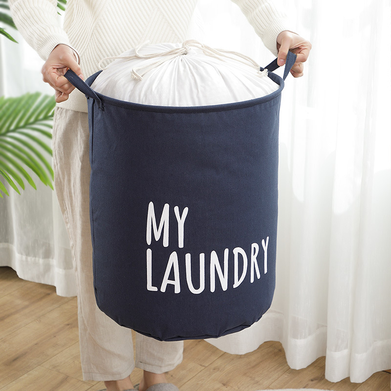 Giỏ Đựng Đồ Tròn Đa Năng Gấp Gọn Tiện Lợi My Laundry - Hàng Chính Hãng