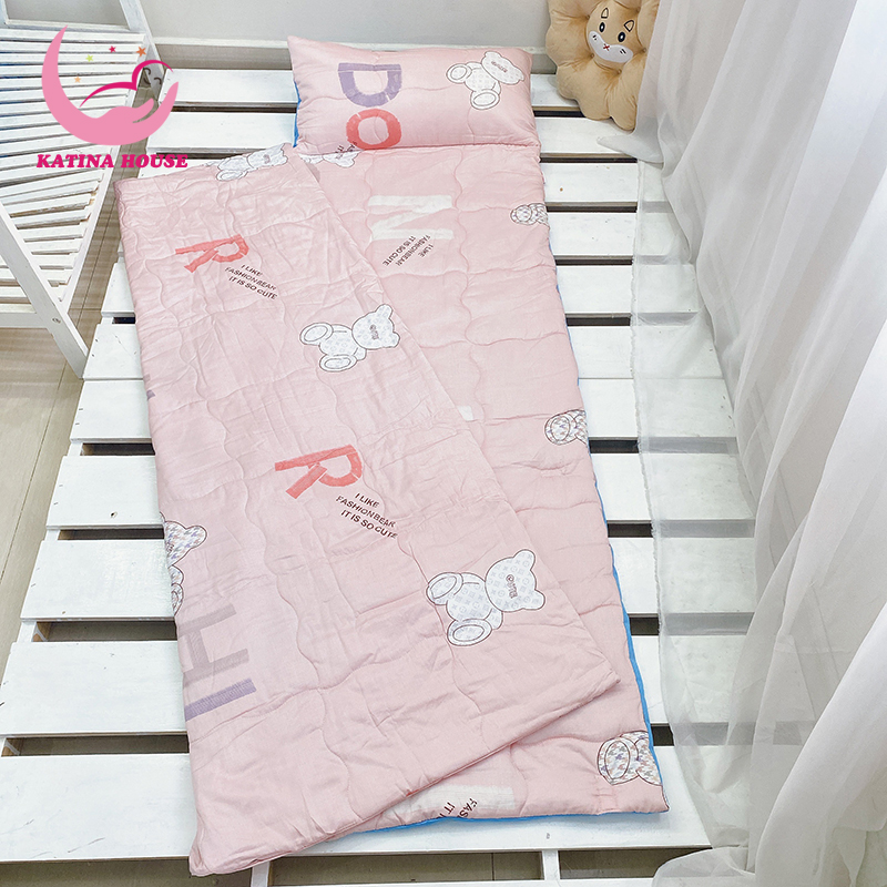 Túi ngủ cho trẻ em Katina House 60x175cm, vải tencel mềm mịn, thoáng mát