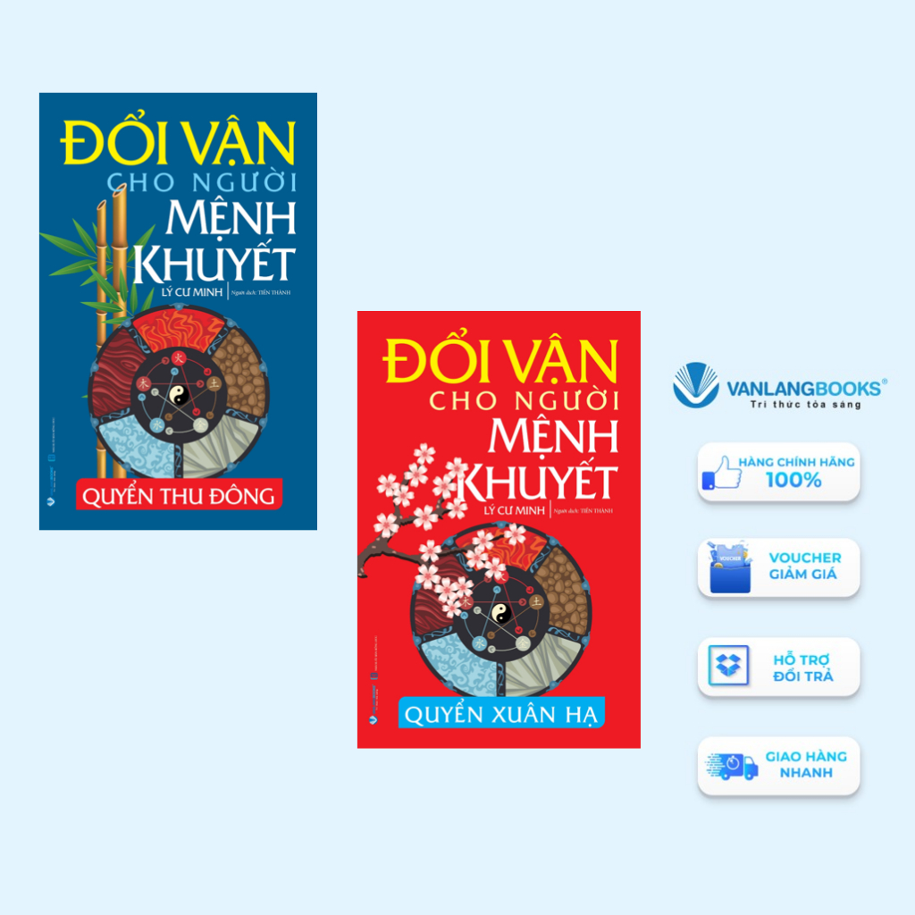 Combo Đổi Vận Cho Người Mệnh Khuyết - Quyển Thu Đông Quyển Xuân Hạ - Vl