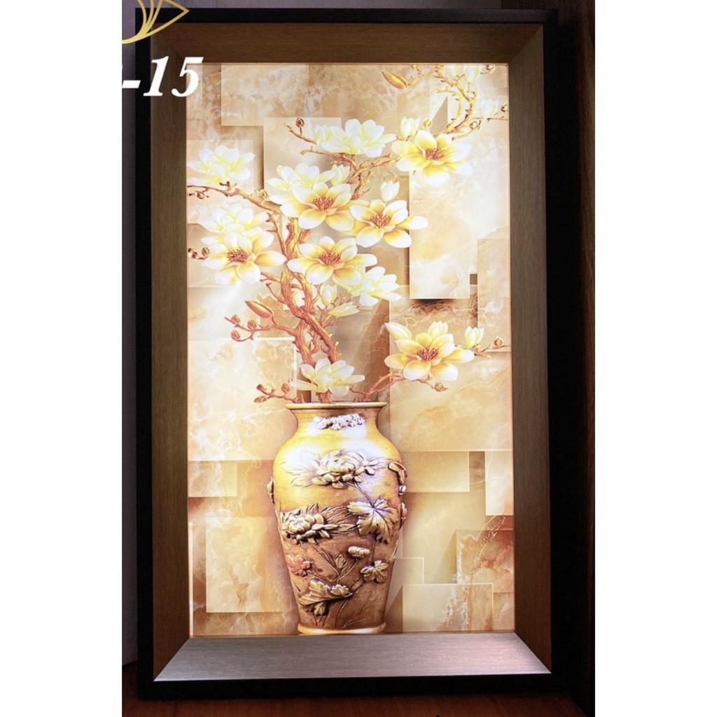 Tranh đèn LED OMISA 3 chế độ màu ánh sáng độc đáo sang trọng hiện đại mới lạ