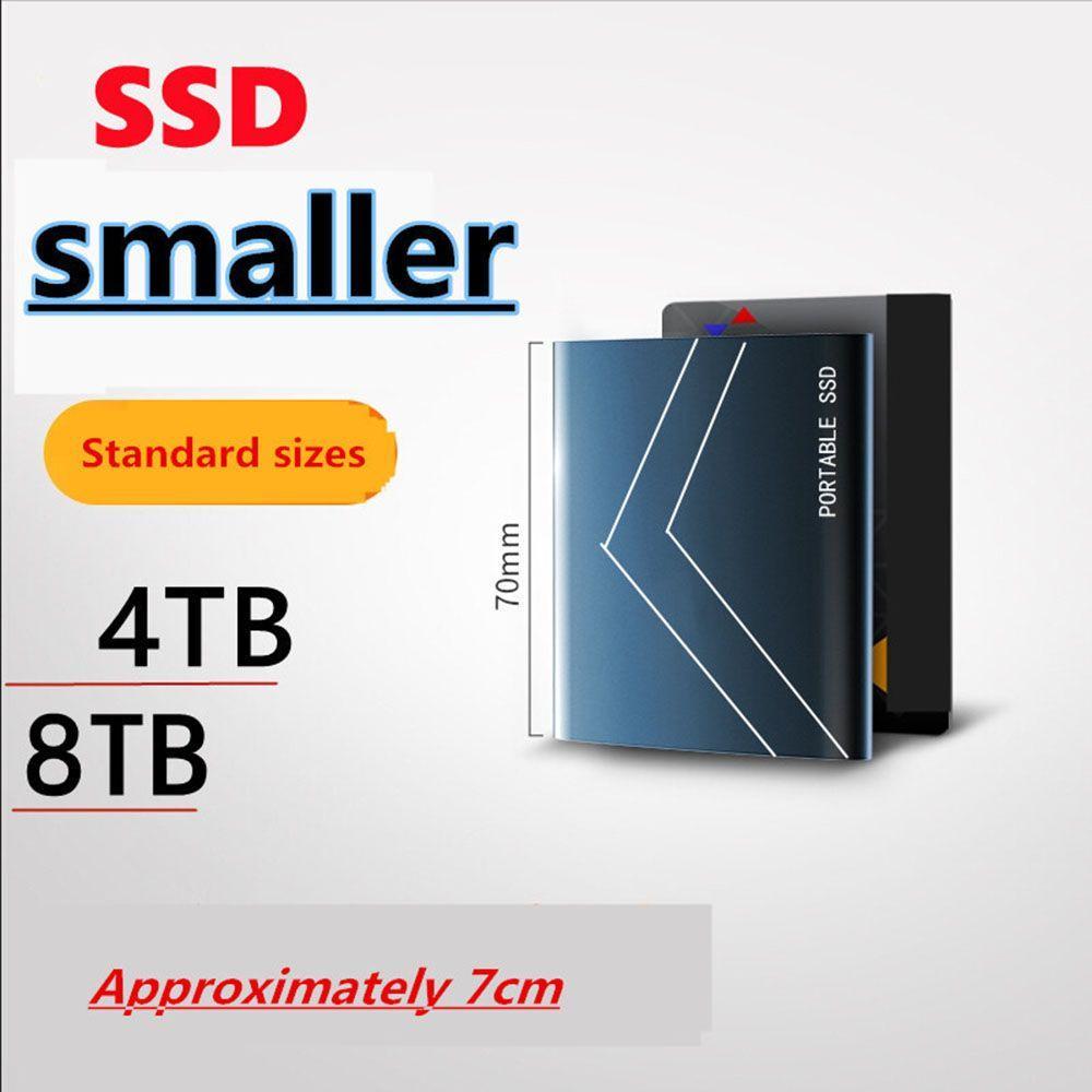 Ổ Cứng SSD Mini Tốc Độ Cao USB 3.1 HDD/C 4T 6T 8T 10T