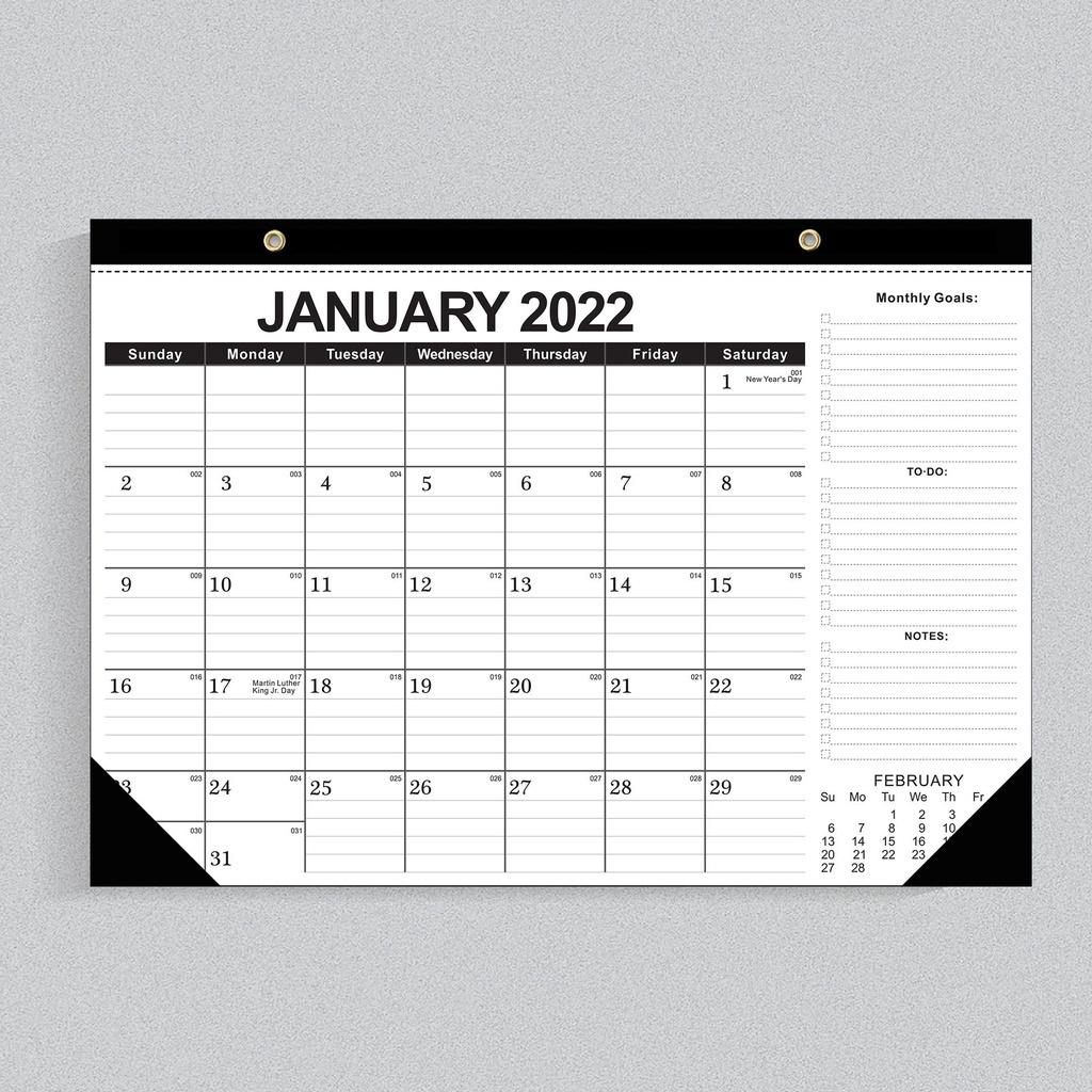 Lịch treo tường trang trí 2022 tháng tuổi nhiều màu sắc