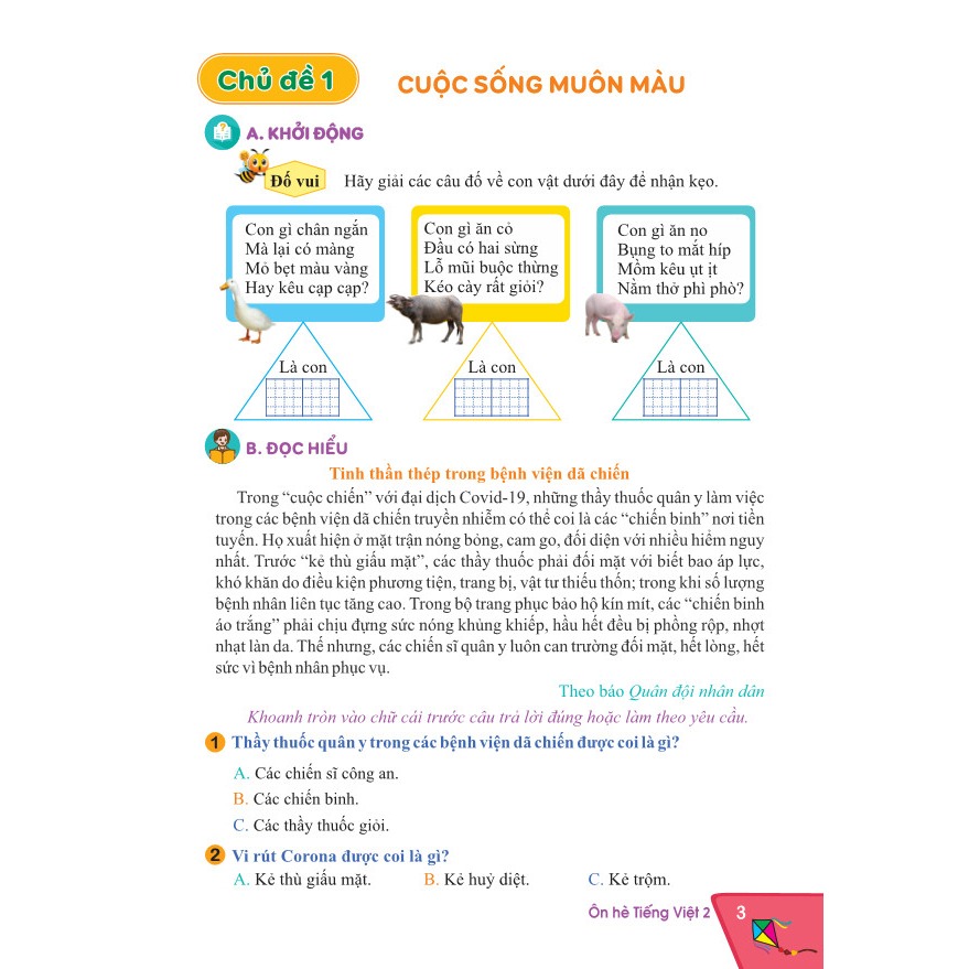 Sách - Ôn Hè Tiếng Việt (Biên soạn theo chương trình GDPT mới Bộ sách Cánh Diều) - ndbooks