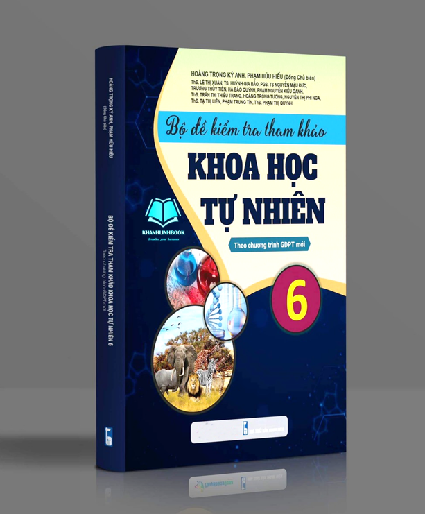 Sách - Bộ đề kiểm tra tham khảo khoa học tự nhiên 6 ( theo chương trình GDPT mới ) (TH)