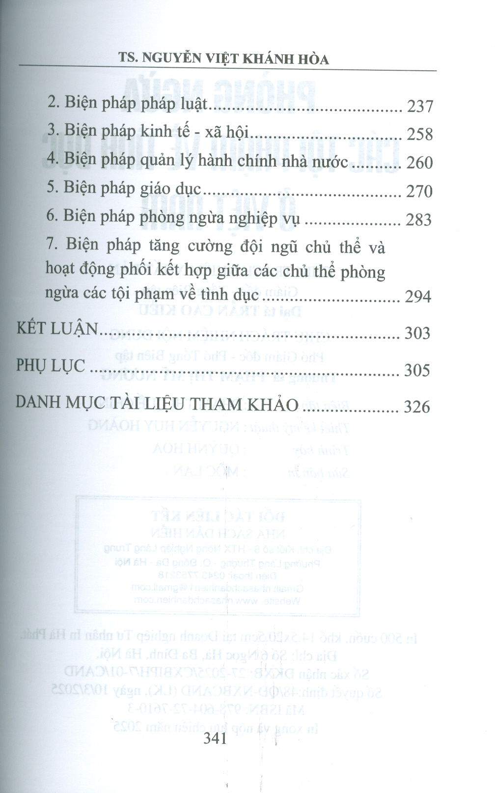 Phòng Ngừa Các Tội Phạm Về Tình Dục Ở Việt Nam (Sách chuyên khảo)