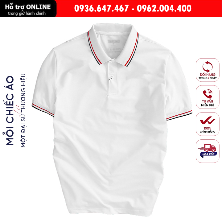 Áo thun nam POLO trơn vải cá sấu cotton cao cấp ngắn tay cực sang trọng