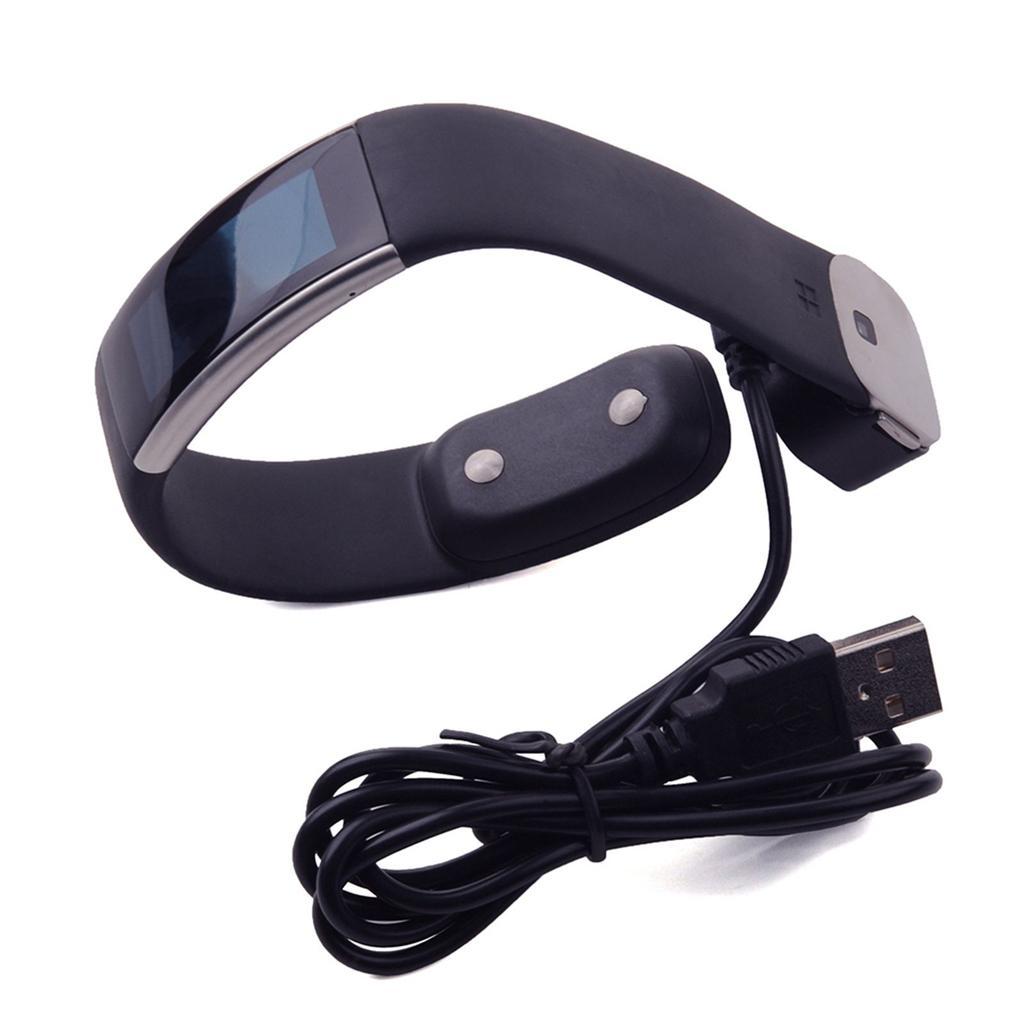 USB Charging Cable For Microsoft Band 2 Smart Wristband Bracelet Black