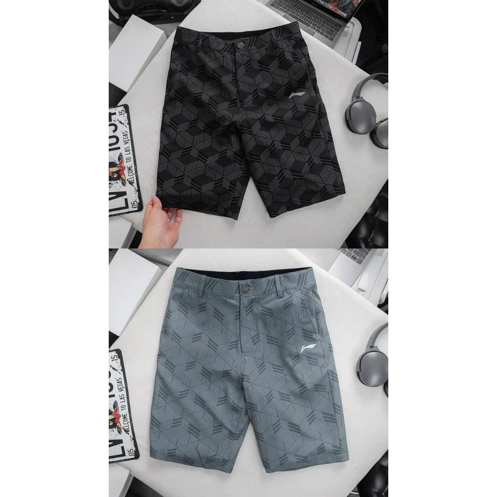 Quần Li - Ning Họa Tiết Lục Giác Thanh Lịch Mặc Mát, Không Nhăn,Co Giãn Cực Êm -Không Nóng - Combo3 Quần 3 Màu