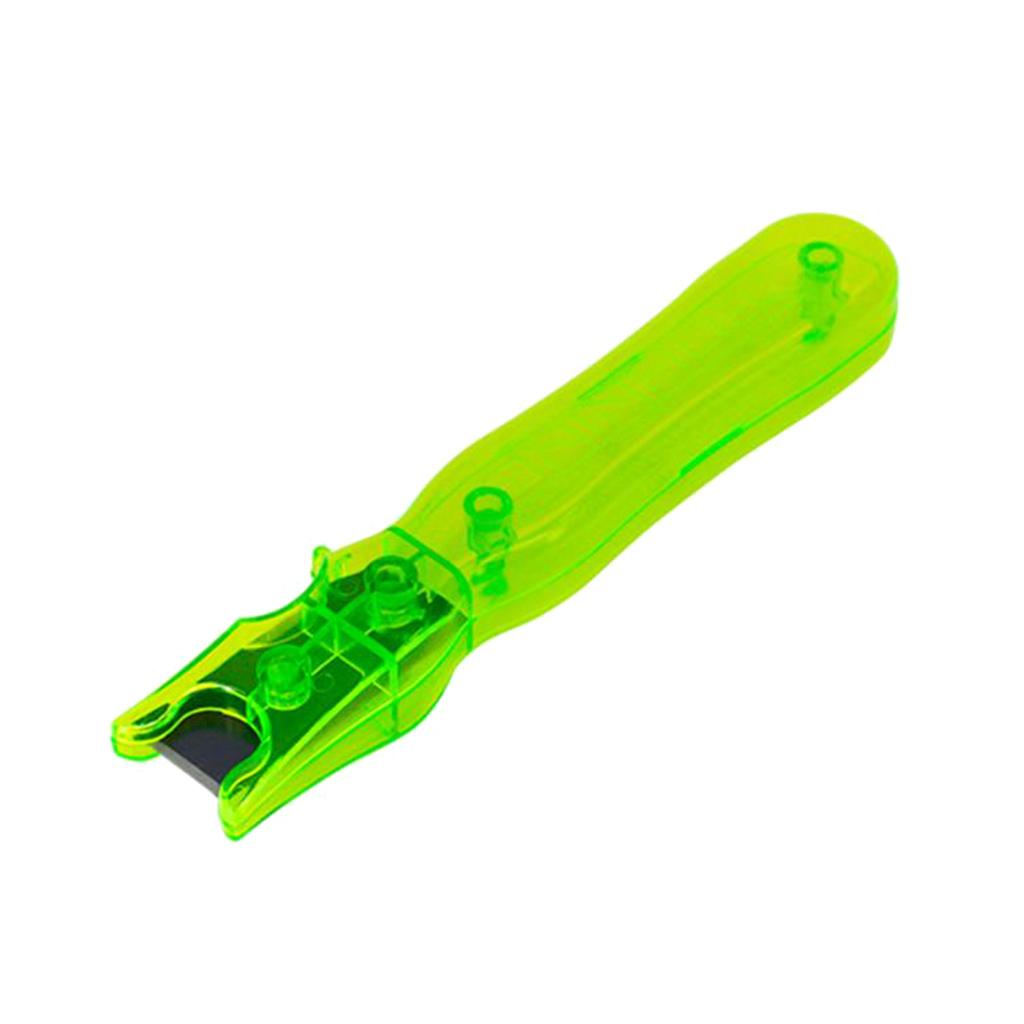 Heavy Duty Outdoor Archery Scraper Bow Stripper Feather Fletching Green