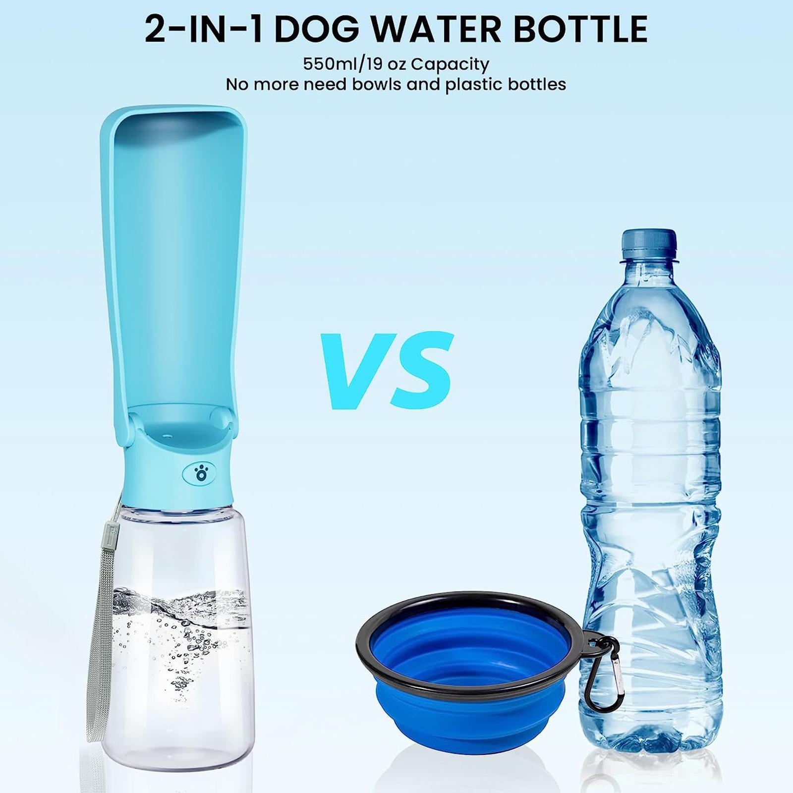 Pet Water Bottle, Pets Drinking Bottle, Foldable Drinking Feeder Kettle, Water Dispenser, Dog Water Cup for Cats Traveling, Puppy Walking Fishing