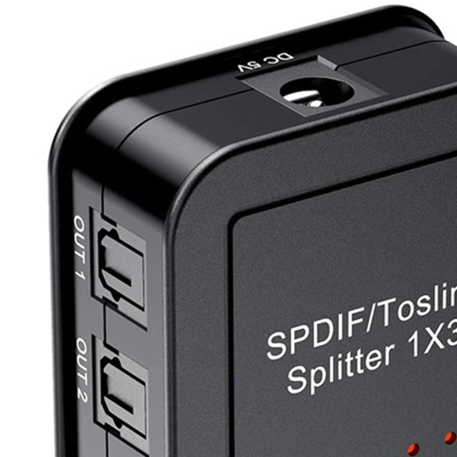 Digital Optical Audio Splitter Digital Fiber  Divider EU