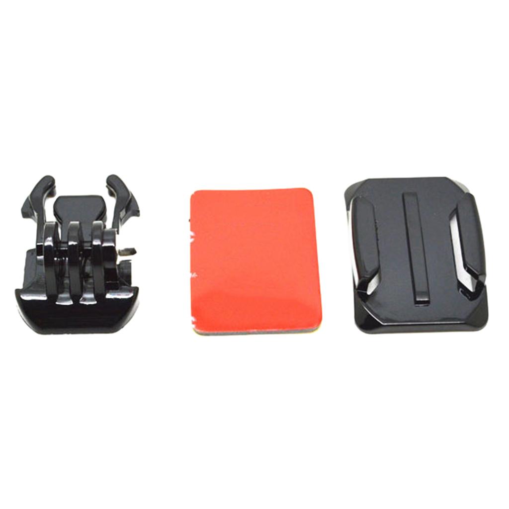 3 in 1 Action Camera Accessories Kit Quick Release Buckle Base Mount