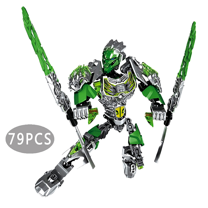 Mô hình lắp ghép siêu nhân Bionicle 610-1 Lewa Jungle (79 chi tiết)