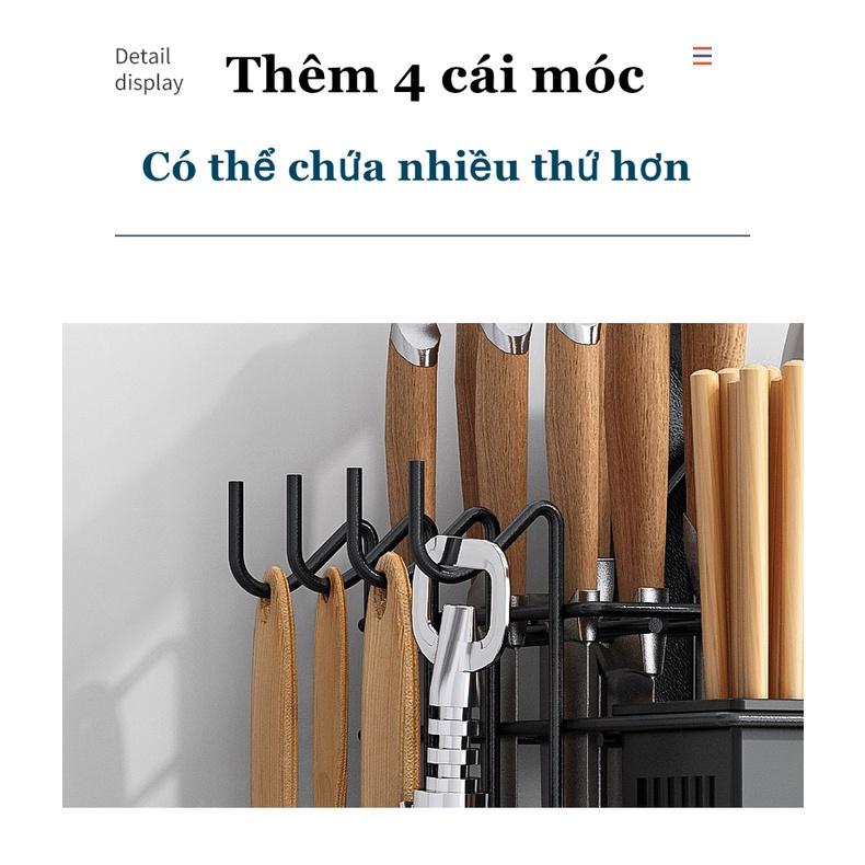 Giá để bát đĩa 2 tầng sinh viên, kệ chạn úp chén, kèm ống đũa đa năng và 2 khay hứng nước