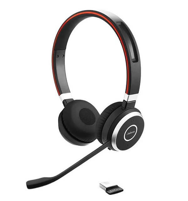 Tai nghe Jabra Evolve 65 MS/UC Stereo Kèm Đế Sạc - Hàng chính hãng