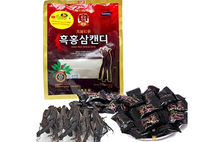 Kẹo hắc sâm Hàn Quốc 300g - Kẹo ngon, sức khỏe tốt 