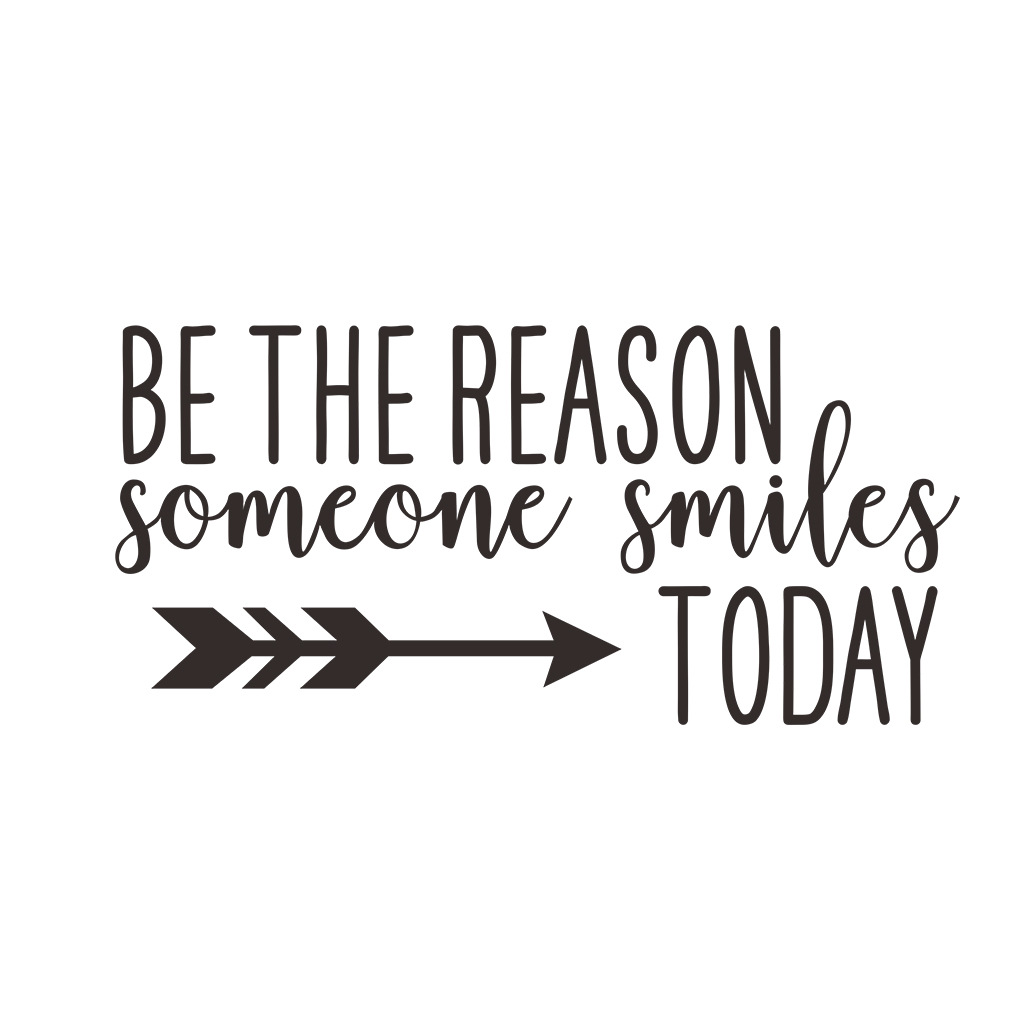 Decal dán tường Be the reason ( 27 x 56 cm)