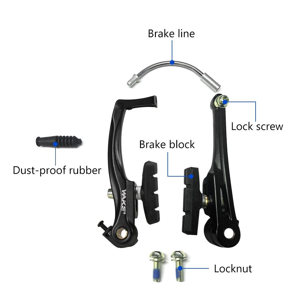 Bộ Phanh xe đạp địa hình MTB Kích thước vòm: 120mm, kích thước má phanh: 54mm.bằng nhôm cao cấp