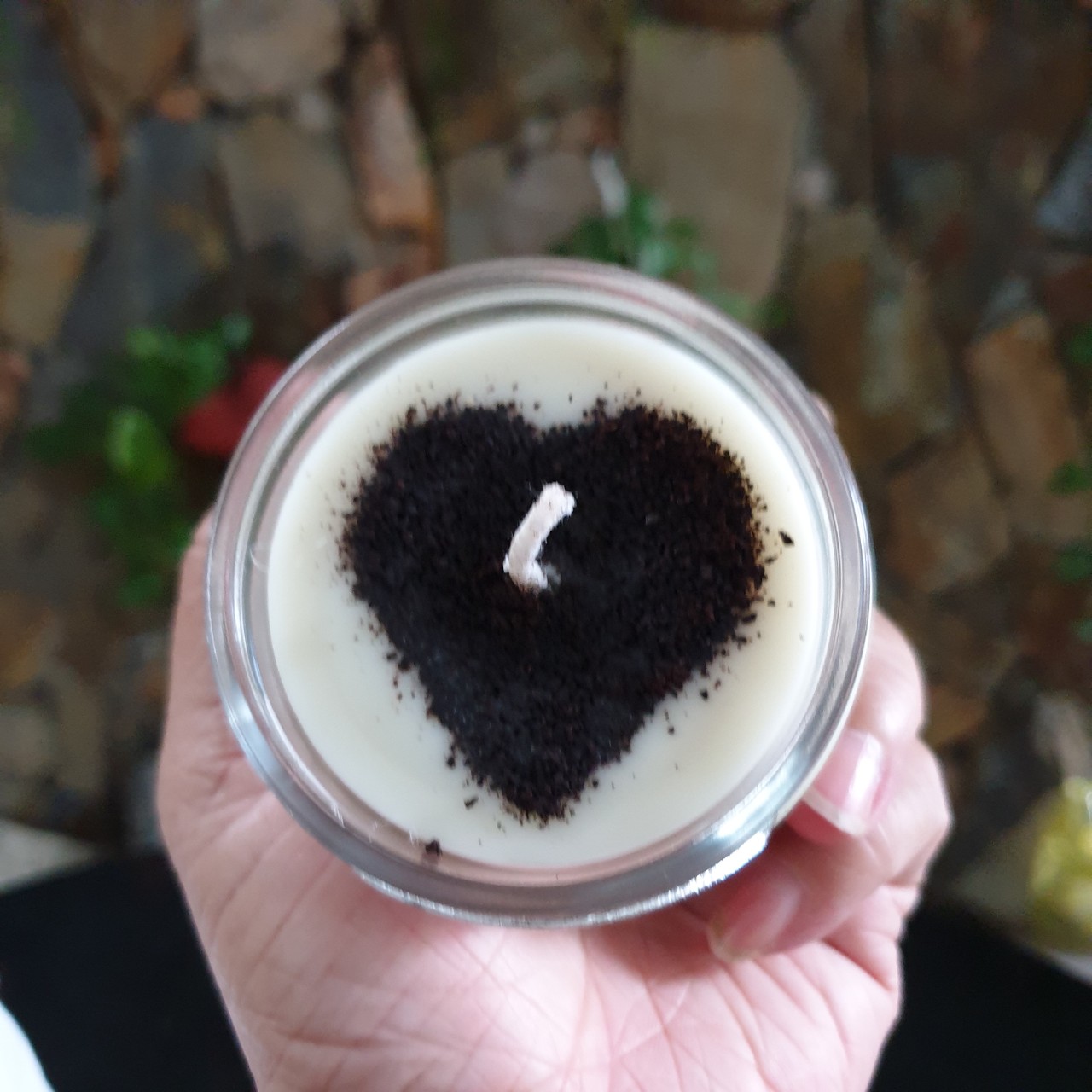 Nến thơm tinh dầu cà phê (coffee candle) 100g - Giúp thơm phòng, thư giãn giảm stress với thành phần hoàn toàn tự nhiên